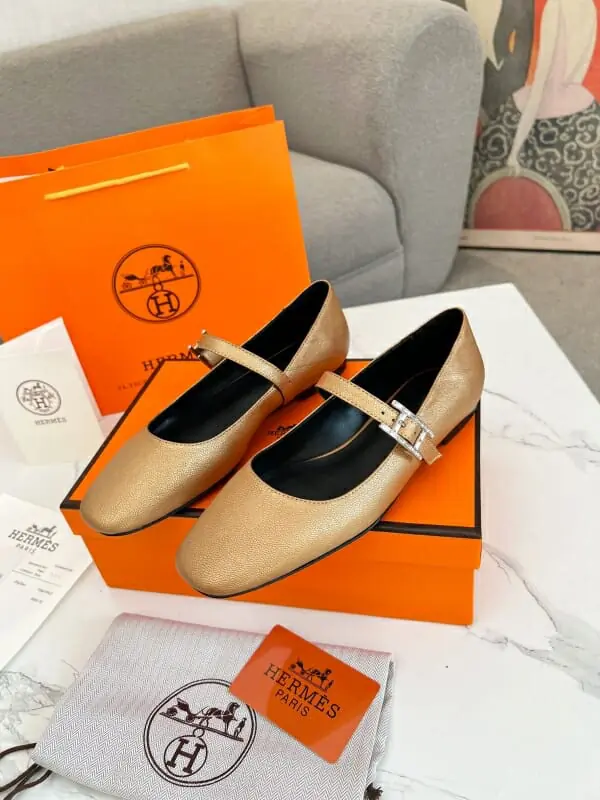 hermes flat chaussures pour femme s_12365b61